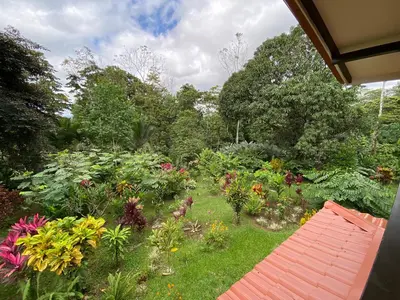 a garden with many different flowers and plants at Serenity in Fortuna