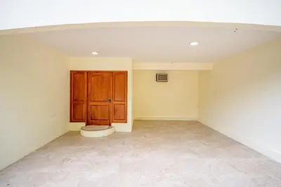 a bathroom with a toilet in the middle of a room at Casa Carrillo in Buenos Aires