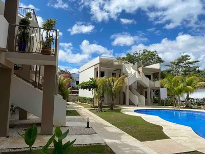 a view of a house with a swimming pool at EndlessSummer Beach Escape in Coco