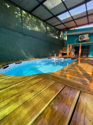 an empty bowling alley with at Casa Eli en Playa Manuel Antonio in Quepos