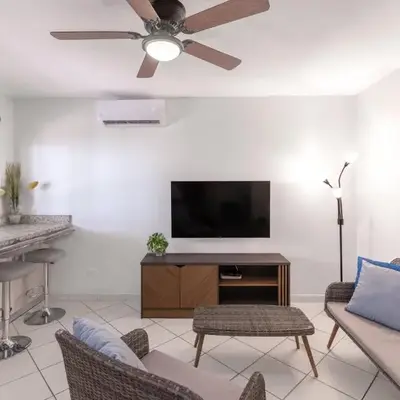Pacific Sunset Ground Unit Condo across the beach
