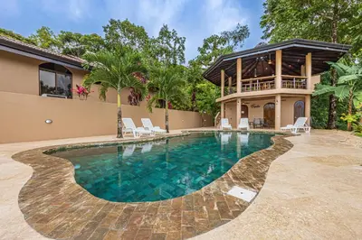an image of a house with a swimming pool at The Garden Casitas by Vista Celestial in Uvita