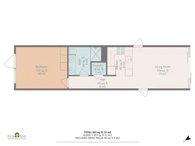 a floor plan of a house at Luxury Condo with Panoramic Ocean Views, Sparkling Infinity Pool, and Modern Open-Concept Design in Playa Flamingo