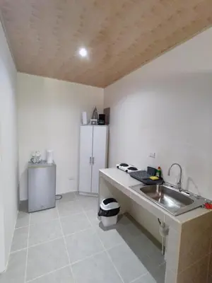 a kitchen with a sink and a counter top at Apartamento la paz N°2 in Liberia