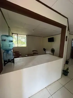 a room with a large white room with a room with a room at La Quinta de Ita in Morales
