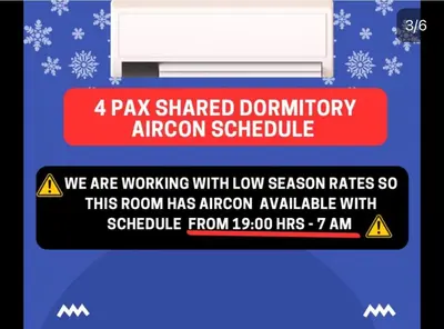 a text message about an air conditioner on a phone at Cheap Hostel Quepos in Quepos