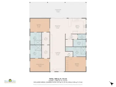 a floor plan of the proposed renovations to a building at Stylish 3-Bedroom Tropical Escape with Pool & Outdoor Living, 1 Block from Playa Potrero in Potrero