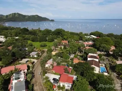 an aerial view of a town with the ocean at 2-BD Unit with Pool 2 Blocks from Beach in Coco