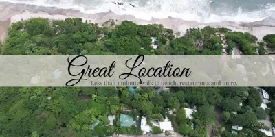 a sign with the word grieforia on top of a forest at Dreamcatcher Hotel - Live the Dream of Santa Teresa in Santa Teresa Beach