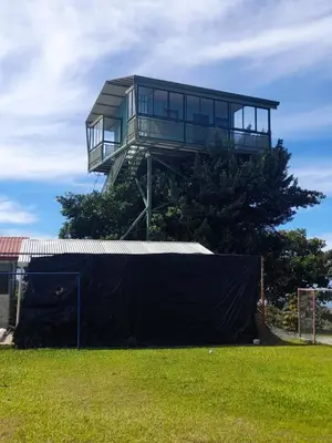 a house is on top of a tree at Casa árbol in Aguas Zarcas