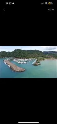 a view of a harbor with boats in the water at Luxury Condo at Los Sueños Resort & Marina in La Mona