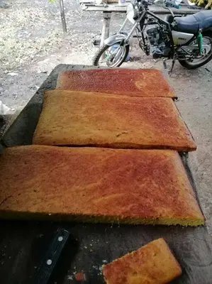 three pizzas sitting on top of a grill at Landscape-Cabaña Summer-Full Equipada in La Cruz