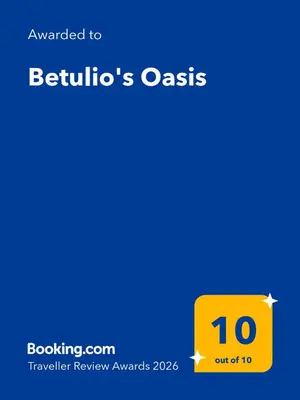 a yellow box with the number on it at Betulio's Oasis in Fortuna