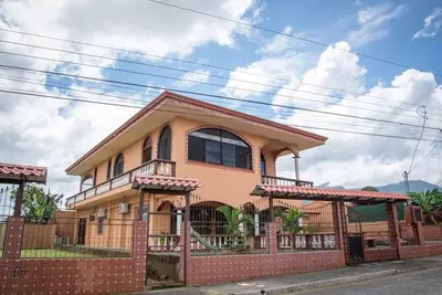 a house with a fence in front of it at FORTUNA FLAT #1 BEST VALUE & Cozy in Fortuna