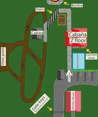 a floor plan of a building with at viajero solitario in Buenos Aires