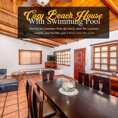 Comfortable Vacation Home Steps from the Beach