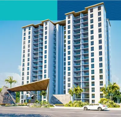 a rendering of a large apartment building at Grettabril JACO BEACH APARTMENT in Jacó