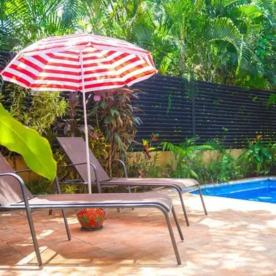 3 minutes walk from the best surf beach in area