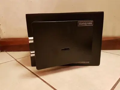 a black laptop computer sitting on a floor at Casa Echavarria in San José