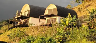 a house on the side of a hill at Tierra Vital Atenas Villa 2 in Atenas