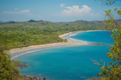 an aerial view of a beach in the ocean at Spectacular Ocean View Condo in Playa Flamingo