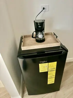 a box with a blender on top of it at J-PacP506 condo in Jacó