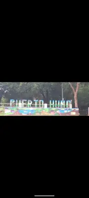 a picture of a sign that says her end at Puertohumo in Puerto Humo