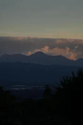 a view of the mountains from the top of a hill at Villas Aracari beautiful upscale homes with amazing views near SJO airport in Pilas