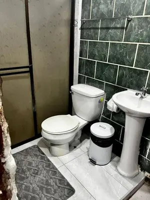 a bathroom with a toilet and a sink at Yireth Studio in Quepos