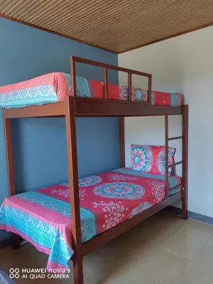 a bedroom with two bunk beds in a room at Guanacaste Azul in Santa Cruz