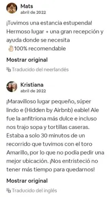 a screenshot of a cell phone with a list of animals at Alojamiento con piscina in Aguas Zarcas