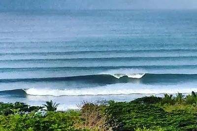 an image of waves in the ocean at Luxury Ocean View Villa with Infinity pool in Santa Teresa Beach