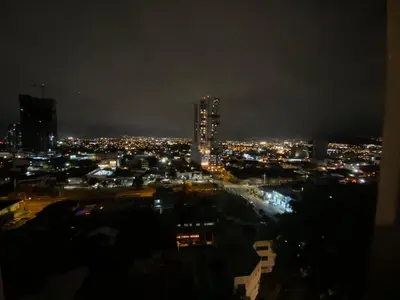 a view of a city at night with lights at Apartamento en Barrio Escalante in San José