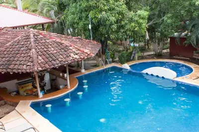 an image of a swimming pool at a resort at Hotel Nany in Brasilito