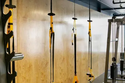 a group of tools hanging on a wall at URBN Cozy Studio Sunset 806a in Tapantí