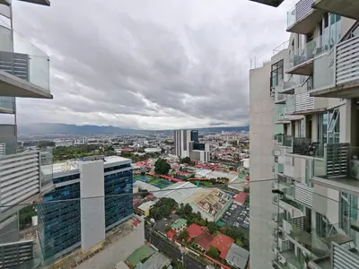 a view of a city from a building at 2811 SECRT Sabana Hermoso Estudio in San José