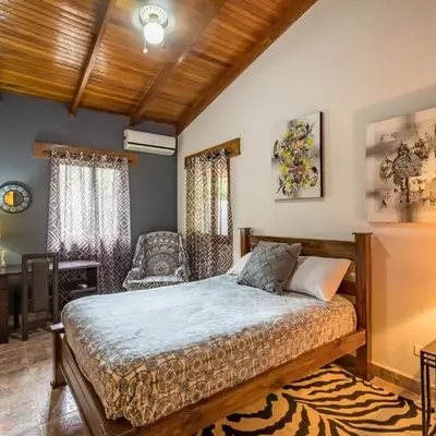 Intimate Earthy Vibe - Bedroom in a Tropical Paradise