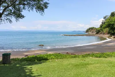 a view of a beach with the ocean at Bahia Pez Vela Villa at 26 in Ocotal