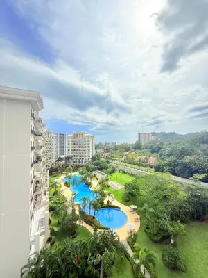 an aerial view of a resort with a pool at Jaco Bay Unit 8th Floor in Jacó