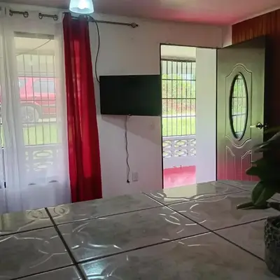 Cabaña cielo celeste