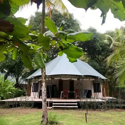 Safari tent with private pool close to Manuel Antonio Glamping 2