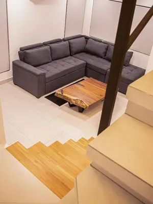 a living room with a couch and a coffee table at Casa PAMPA in Liberia