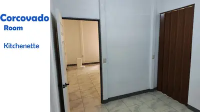 an empty room with a door and a hallway at Aura Living in La Garita