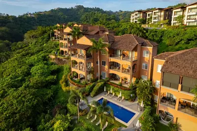 an aerial view of a resort at Altavista 4C 3 bdr 3 bath Ocean View in La Mona