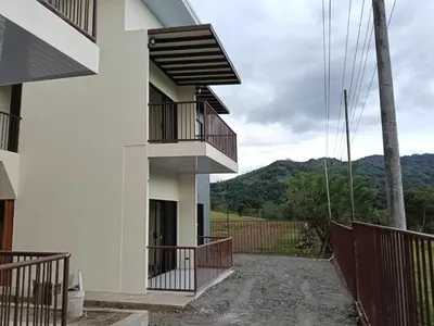 a view from the outside of a building with balconies at Vista Serena la Guácima in Alajuela City