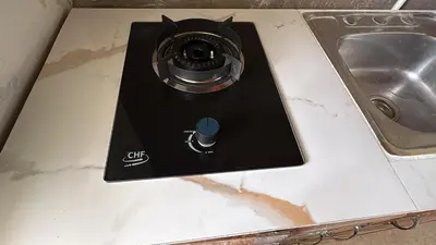 a sink with a camera on top of a counter at Quinta Don Ebal in Guácimo