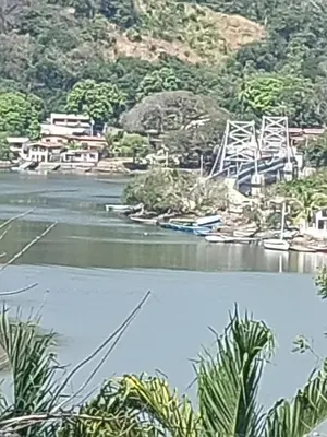 a view of a body of water with boats in it at Villa Sonia in Caldera