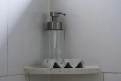 a bathroom sink with a faucet on a shelf at Cabina Alto San Juan l Mountain Luxury Getaway in San Juan