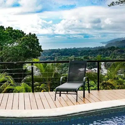 Sunset Villa Uvita - an oceanview 4 bedroom home - no 4x4 needed