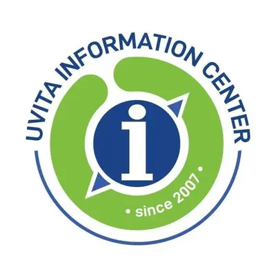 a logo for the information center since at Club Fred Aparthotel in Punta Mala